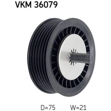 SKF VKM 36079 Umlenkrolle/Führungsrolle, Keilrippenriemen