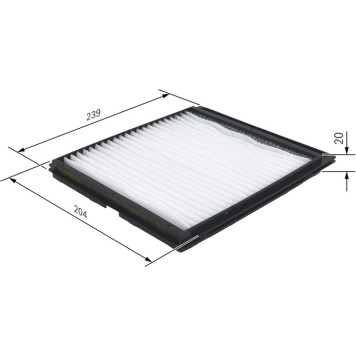 BOSCH 1 987 432 119 Innenraumfilter BOSCH 1 987 432 119 Innenraumfilter