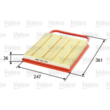 Valeo 585259 Luftfilter Valeo 585259 Luftfilter