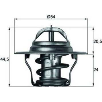 Mahle TX 4 87D Thermostat, Kühlmittel BEHR Mahle TX 4 87D Thermostat, Kühlmittel BEHR