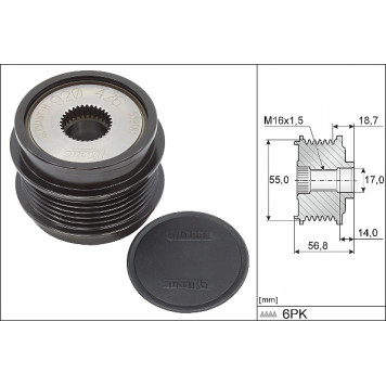 INA 535 0341 10 Generatorfreilauf INA 535 0341 10 Generatorfreilauf