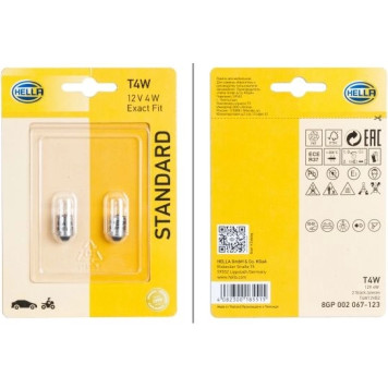 Hella 8GP 002 067-123 Glühlampe STANDARD Hella 8GP 002 067-123 Glühlampe STANDARD