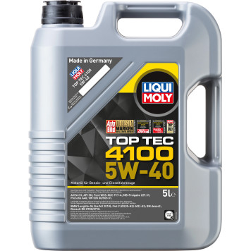 Liqui Moly 3701 Top Tec 4100 5W-40 Motoröl 5l Liqui Moly 3701 Top Tec 4100 5W-40 Motoröl 5l