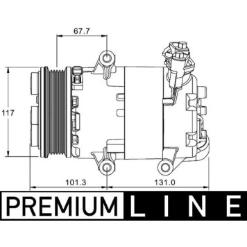 Mahle ACP 1330 000P Kompressor, Klimaanlage BEHR Premium Line Mahle ACP 1330 000P Kompressor, Klimaanlage BEHR Premium Line