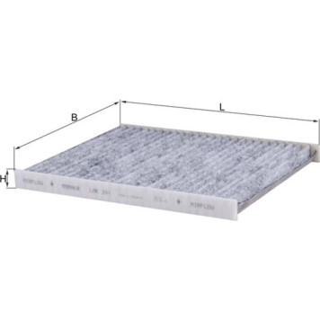 Knecht LAK 241 Filter, Innenraumluft Knecht LAK 241 Filter, Innenraumluft