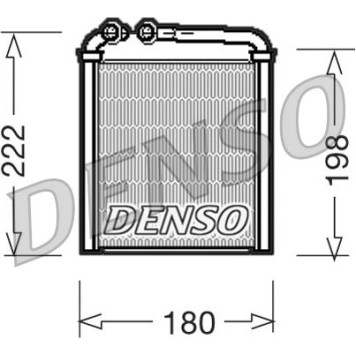 Denso DRR32005 Wärmetauscher, Innenraumheizung Denso DRR32005 Wärmetauscher, Innenraumheizung