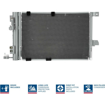 Nissens 94384 Kondensator, Klimaanlage FIRST FIT Nissens 94384 Kondensator, Klimaanlage FIRST FIT
