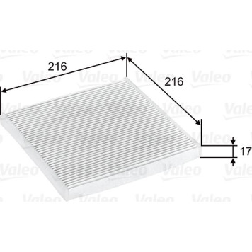 Valeo 698796 Filter, Innenraumluft ESSENTIAL