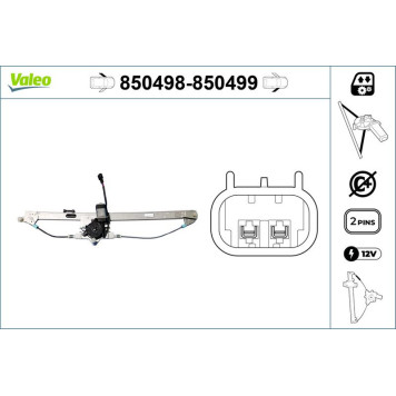 Valeo 850498 Fensterheber Valeo 850498 Fensterheber