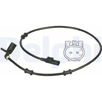 Delphi SS20341 Sensor, Raddrehzahl Delphi SS20341 Sensor, Raddrehzahl