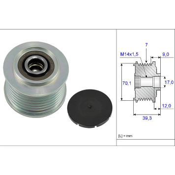 INA 535 0214 10 Generatorfreilauf INA 535 0214 10 Generatorfreilauf