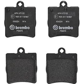 Brembo P 50 072 Bremsbelagsatz, Scheibenbremse PRIME LINE Brembo P 50 072 Bremsbelagsatz, Scheibenbremse PRIME LINE