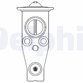 Delphi CB1017V Expansionsventil, Klimaanlage Delphi CB1017V Expansionsventil, Klimaanlage