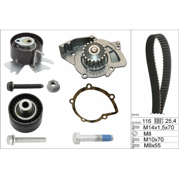INA 530 0558 31 Wasserpumpe + Zahnriemensatz INA 530 0558 31 Wasserpumpe + Zahnriemensatz
