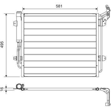 Valeo 814157 Kondensator, Klimaanlage Valeo 814157 Kondensator, Klimaanlage