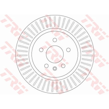 TRW DF6371 Bremsscheibe