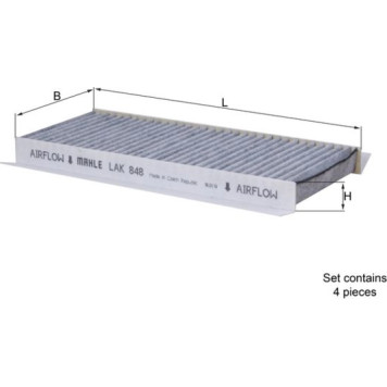 Knecht LAK 848/S Filter, Innenraumluft