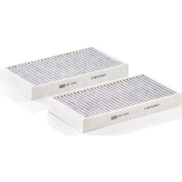 MANN-FILTER CUK 2723-2 Innenraumfilter, Aktivkohlefilter MANN-FILTER CUK 2723-2 Innenraumfilter, Aktivkohlefilter