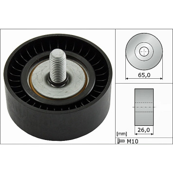 INA 532 0479 10 Umlenkrolle/Führungsrolle, Keilrippenriemen INA 532 0479 10 Umlenkrolle/Führungsrolle, Keilrippenriemen