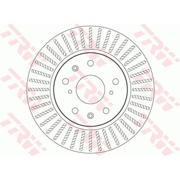 TRW DF7398 Bremsscheibe TRW DF7398 Bremsscheibe