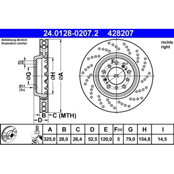 Bremsscheibe 24.0128-0207.2