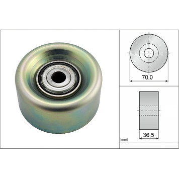 INA 532 0780 10 Umlenkrolle/Führungsrolle, Keilrippenriemen INA 532 0780 10 Umlenkrolle/Führungsrolle, Keilrippenriemen