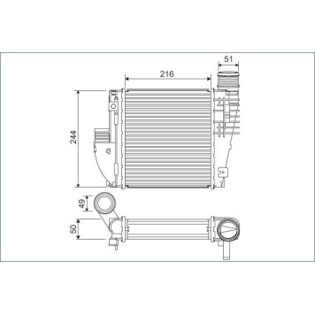 Valeo 822927 Ladeluftkühler