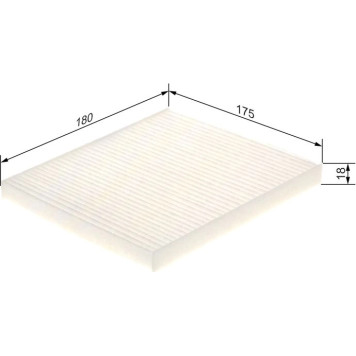 BOSCH 1 987 435 096 Filter, Innenraumluft BOSCH 1 987 435 096 Filter, Innenraumluft