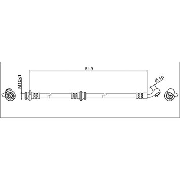 Metzger 4111946 Bremsschlauch