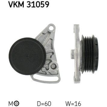 SKF VKM 31059 Spannrolle, Keilrippenriemen SKF VKM 31059 Spannrolle, Keilrippenriemen