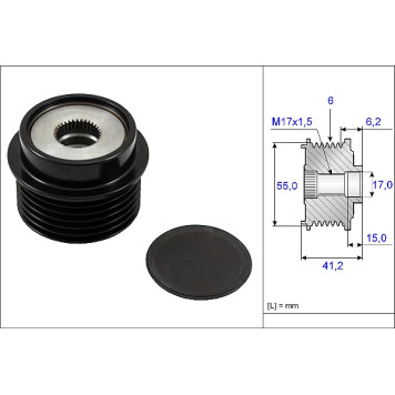 INA 535 0231 10 Generatorfreilauf