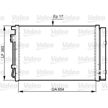 Valeo 814362 Kondensator, Klimaanlage Valeo 814362 Kondensator, Klimaanlage