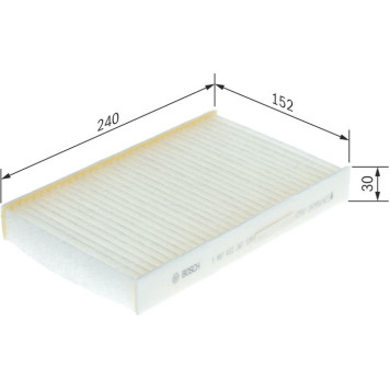 BOSCH 1 987 432 247 Innenraumfilter FILTER+pro BOSCH 1 987 432 247 Innenraumfilter FILTER+pro