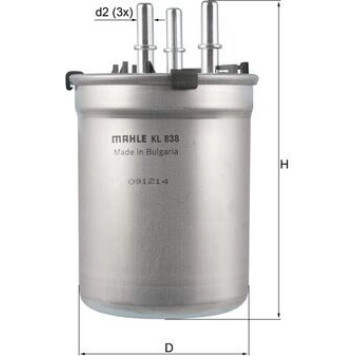 Knecht KL 838 Kraftstofffilter Knecht KL 838 Kraftstofffilter