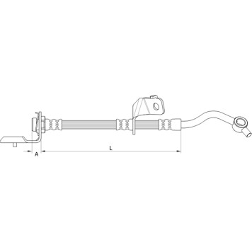 Metzger 4110819 Bremsschlauch Metzger 4110819 Bremsschlauch