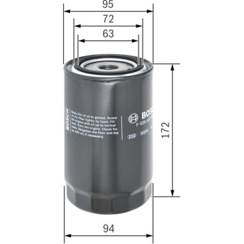 BOSCH F 026 407 081 Ölfilter BOSCH F 026 407 081 Ölfilter
