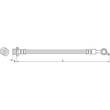 Metzger 4110850 Bremsschlauch