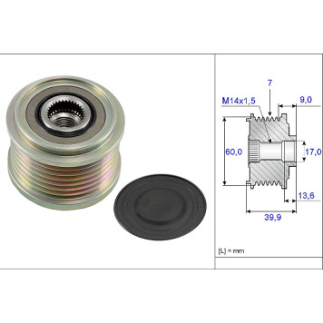 INA 535 0215 10 Generatorfreilauf INA 535 0215 10 Generatorfreilauf