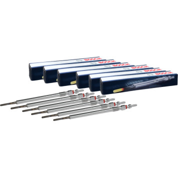 6x BOSCH 0 250 403 008 Glühkerze Duraterm High Speed