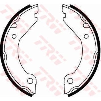 TRW GS8204 Bremsbackensatz, Feststellbremse TRW GS8204 Bremsbackensatz, Feststellbremse