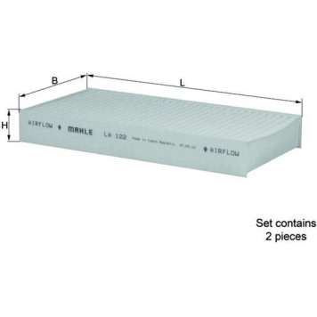 Knecht LA 122/S Filter, Innenraumluft