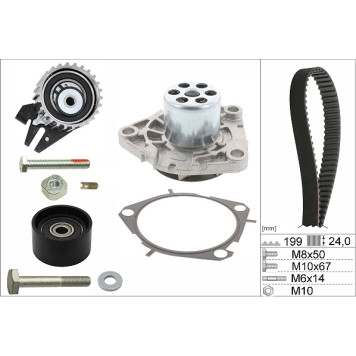 INA 530 0562 30 Wasserpumpe + Zahnriemensatz INA 530 0562 30 Wasserpumpe + Zahnriemensatz