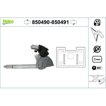 Valeo 850491 Fensterheber Valeo 850491 Fensterheber