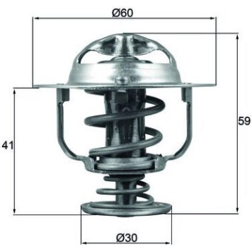 Mahle TX 177 82D Thermostat, Kühlmittel BEHR Mahle TX 177 82D Thermostat, Kühlmittel BEHR