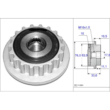 INA 535 0118 10 Generatorfreilauf INA 535 0118 10 Generatorfreilauf