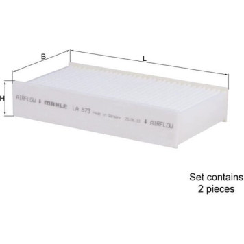 Knecht LA 873/S Filter, Innenraumluft Knecht LA 873/S Filter, Innenraumluft