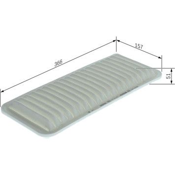BOSCH F 026 400 813 Luftfilter