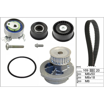INA 530 0078 30 Wasserpumpe + Zahnriemensatz INA 530 0078 30 Wasserpumpe + Zahnriemensatz