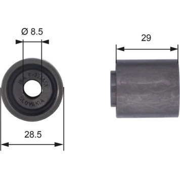 Gates T42045 Umlenkrolle/Führungsrolle, Zahnriemen PowerGrip™