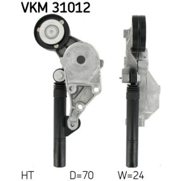 SKF VKM 31012 Spannrolle, Keilrippenriemen SKF VKM 31012 Spannrolle, Keilrippenriemen